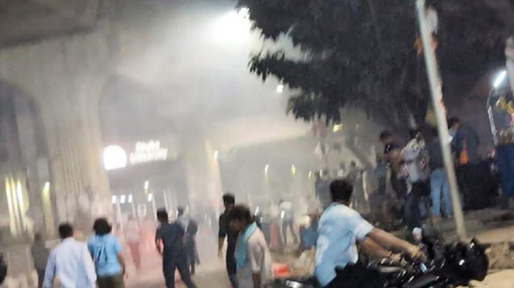 টিএসসিতে ককটেল বিস্ফোরণ টিএসসিতে ককটেল বিস্ফোরণ