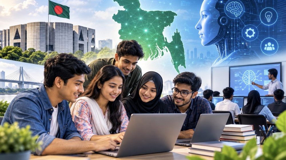 ৬৪ জেলায় বিনামূল্যে AI প্রশিক্ষণ, তরুণদের জন্য থাকছে দৈনিক ২০০ টাকা ভাতা
