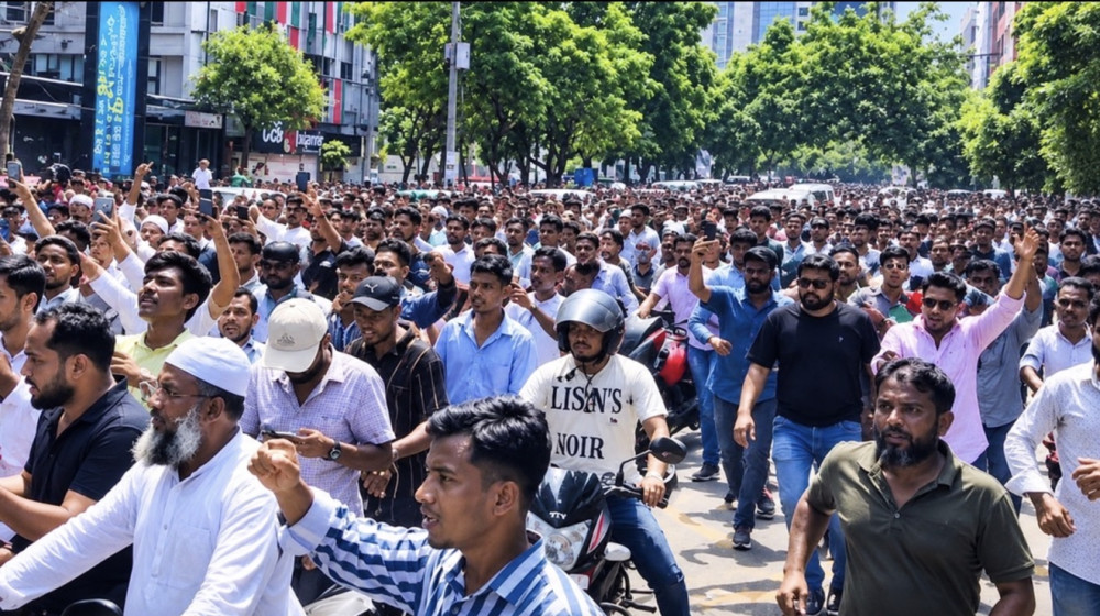 ঢাকায় আবারও রাজপথে আওয়ামী লীগ-সংশ্লিষ্টদের তৎপরতা, ‘জয় বাংলা’ স্লোগান